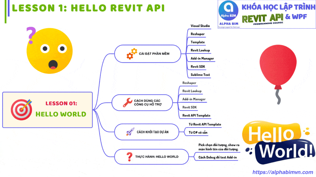 Học lập trình Revit API C# WPF